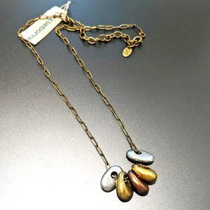 Rare Find! NWT Vintage Liz Claiborne Spiritual Earth Stones Necklace